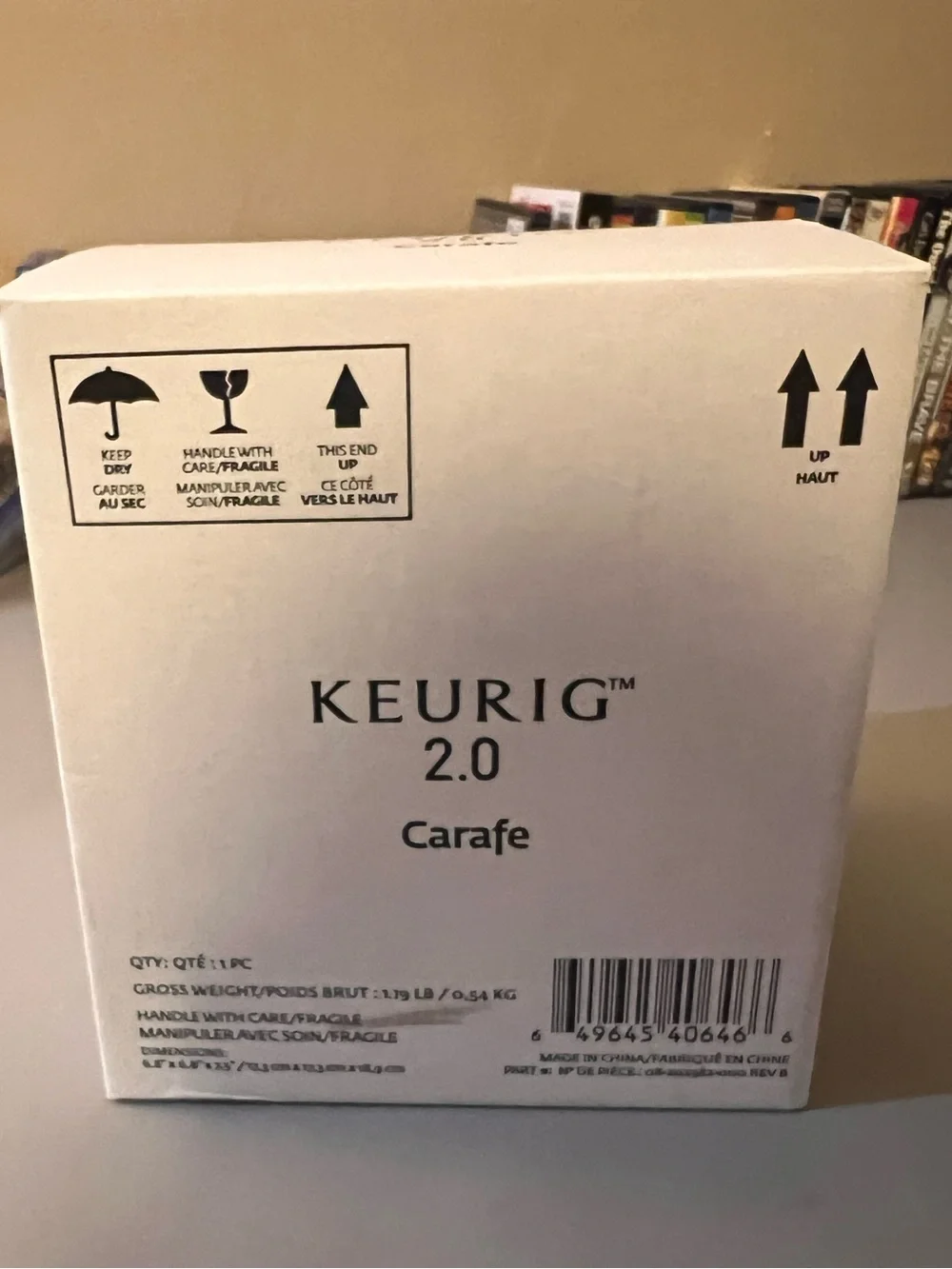 Keurig 2.0 Thermal Carafe Replacement Coffee Pot Black K-Carafe w Box NOS